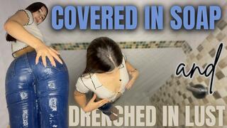 covered in soap 4k