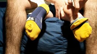 Boyfriend Tickles Argentine Girlfriend's Feet - Crocs and Socks Removal | Part 1