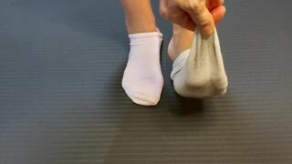 Different Socks, Different Size Feet, Same Tired Feeling (POV)