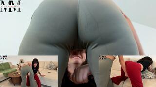 Porch Pirate Cunt Busting In Tight, Cameltoe Flaunting Leggings! Cunt Busting, Female Fighting, Slapping, Yoga Pants, Camel Toe And More Featuring Lee Von Lux and Mia Hope 4k
