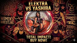 Yashiba (Masked) vs Elektra – Pro Style Bikini Wrestling with Boston Crab & Camel Clutch