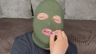 I brush my teeth with a toothpick