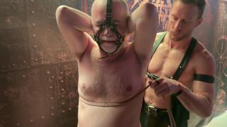 Ass and cock tied up for uncle by his Mater at Darklands