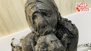 Greasy Mud Monster! My Mouth Is Full of Mud! Masturbation!