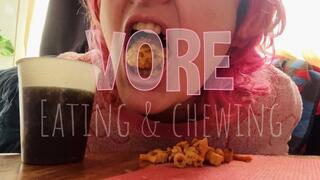VORE eating snacks