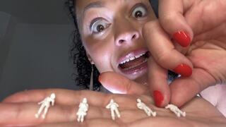 Tiny People Trapped In My Palm