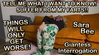 Gassy Giantess Interrogation - Sara Bee