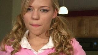 Nicole Ray 19 Year Shiny Spandex Leggings and Socks JOI! “Your dick is going to get real hard! I don't want you to cum!”