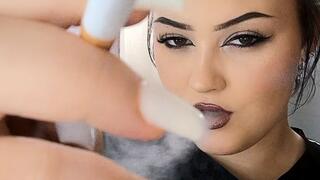 Smoking - Blowing Smoke & Dropping Ash Straight To You