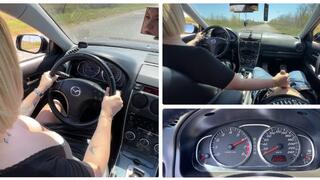 A handjob for a horny colleague at full speed MP4
