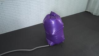 Lilac latex cocoon vacuum no escape