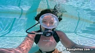 Aquaphilias- Dakota Marr- Her First SCUBA Lesson in Leohex