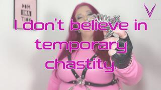 BBW Mistress CatastroV puts you in permanent chastity and makes your dick shrink - POV