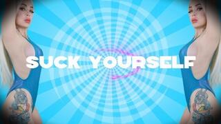 Commit auto fellatio for the sake of cum eating - CEI , HUMILIATION