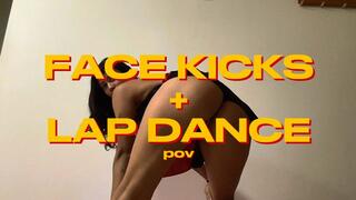 SEXY LATINA NINJA FACE KICKS + LAP DANCE POV