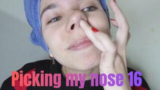 Picking my nose 16