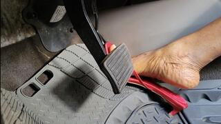 Flip Flop Heels Flooring MAYHEM! (Footwell)