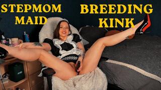 STEPMOM MAID BREEDING: Caught Watching, Tight Thongs & Screaming Orgasm