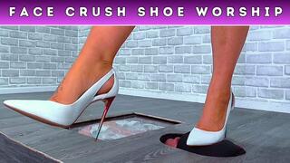 Feel My Weight For Being Late (D88) - Hood Cam - Face Trampling Shoe Worship Heel Gagging Human Doormat