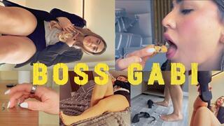 BOSS GABI - 4K ARROGANT BOSS fires employees and SQUISHES them