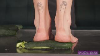 Foot Stomp Cucumber Session - 4K MP4