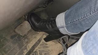 Tired of work in high heeled boots