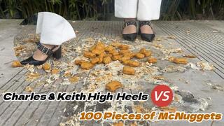 Charles&Keith High Heels V.S. 100 Pieces of McNuggets