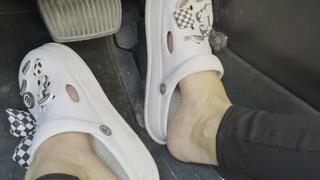 LORY presses the gas pedal c