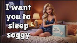 Whispering girlfriend diapers you | ABDL roleplay audio