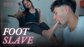 Step-son Foot Slave Initiation - Mistress Enola | Heels, Soles & Toe Sucking 4K