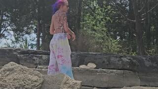 Love Blooms gives you three different views of a local lake, and her, as she does her part to help bring the water levels up in Lakeside Fluids.