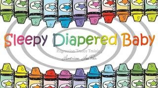 Sleepy Diapered Baby