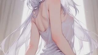 Sunlight babydoll girl removing