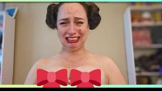 Star Wars Liz River Princess Leia Crying Topless, Space Bun, Big Tits