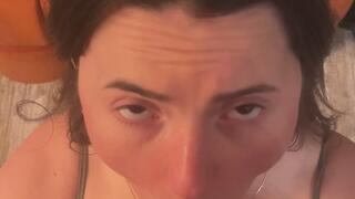 Eye Contact Deepthroat