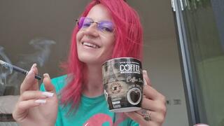 MORNING NICOTINE OBSESSION – Chain Smoking & Coffee Addiction Ritual