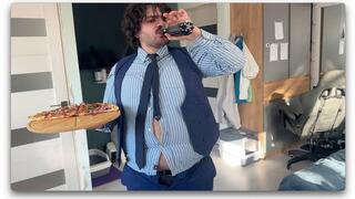 Overfed Office Boss