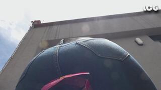 Michel Destroys Hurt Sports Car With Her Big Ass Cruel Terrace Crushing