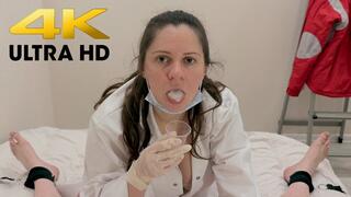 You Cum Twice: Domina Nurse Mouth N Pussy for Bound You 4K