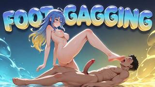 FOOT GAGGING - Dominant Woman Shoves Her Bare Foot Deep Into Your Mouth Until You Gag (Erotic Audio)