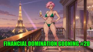 Financial Domination Gooning #2D: Eternal Wallet Drain Goon Trance (Animated, Music, Text)