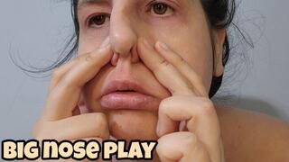 Big Nose Play & Nose Picking - Snot Piggy Nose Fetish Chubby Girl