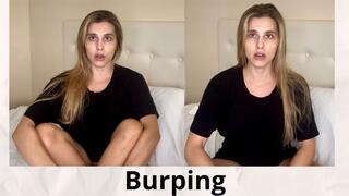 Burping - 76 burps in 10 minutes.
