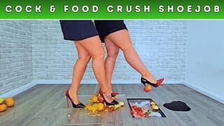 Goddess Amber & Miss Lucy - Trampling Your Cum Into Our Fruit Smoothie (237) - Body Cam - Cock Balls Food Trample Crush CBT Heels Shoejob Shoe Crush Fetish