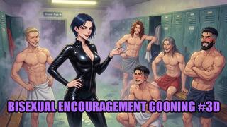 Bisexual Encouragement Gooning #3D: Bisexual Goon Abyss (Animated, Music, Text)