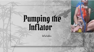 pumping the inflator my inflatable