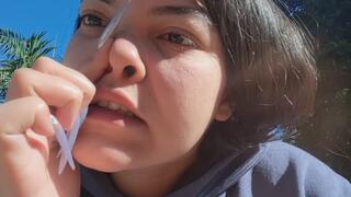 Picking your nose - Blowing your nose - Nature
