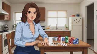 Busty Stepmom Lost Poker 6