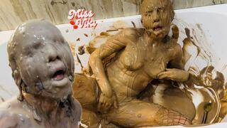 Full slime Coverage with Gag Masturbation!