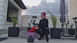 Spit Covered Teddy Humiliation – Smell The Garbage, Loser